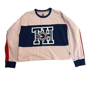 Vintage Y2K Pink Tommy Hilfiger Sweatshirt